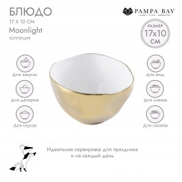 Блюдо 17 х 10 Moonlight MON2599WG